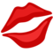 Kiss Mark emoji on Messenger